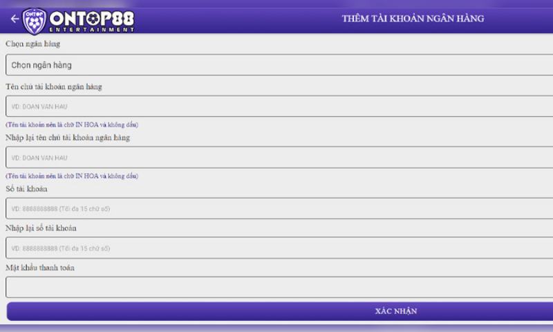 Liên kết ngân hàng để giao dịch với tốc độ chóng mặt